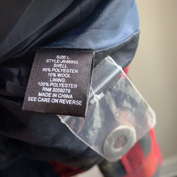 THREAD SUPPLY HOLIDAY PLAID LUMBERJACK WOOL JACKET - Picture 3 of 4